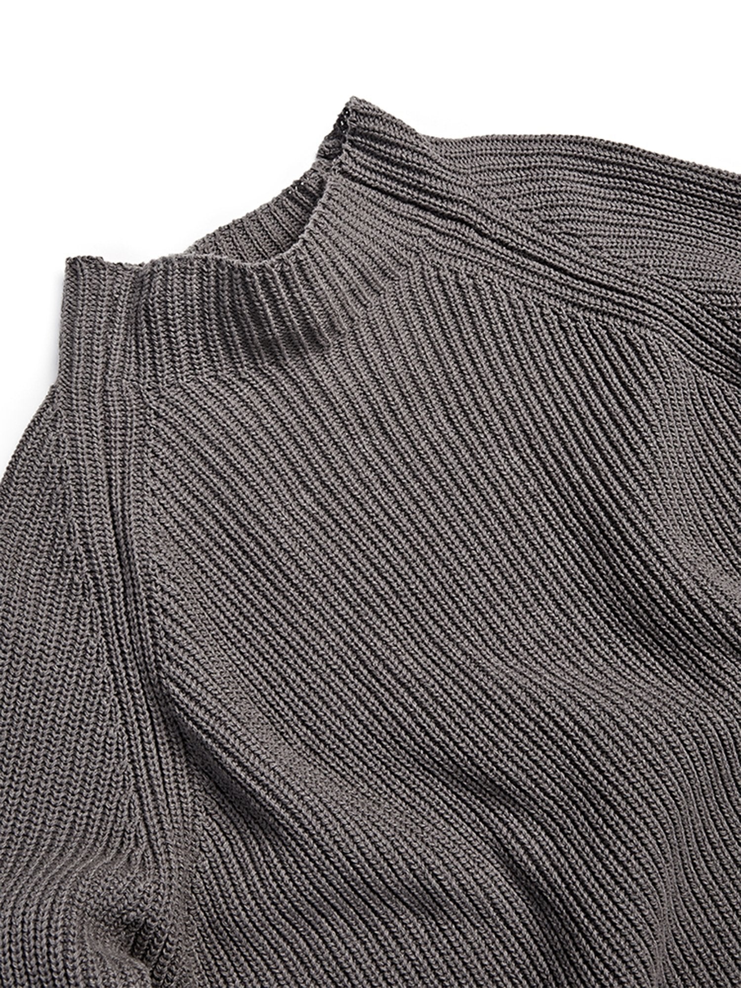 Vegan Men's Recycled Slouch Knit Mockneck | Will's Vegan Store