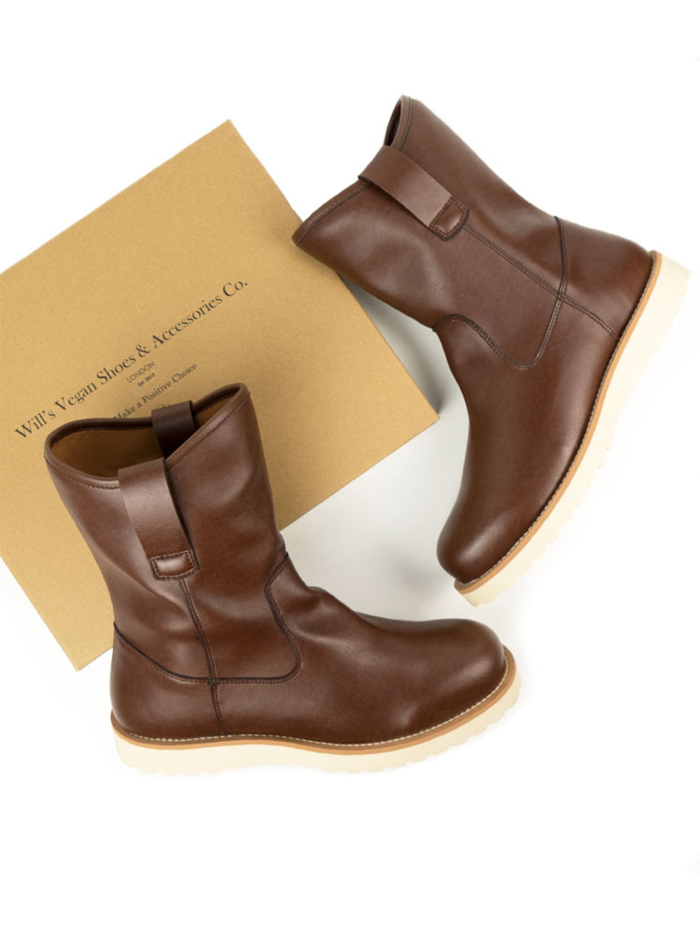 Vegan Men's Pull On Rig Boots | Will's Vegan Store