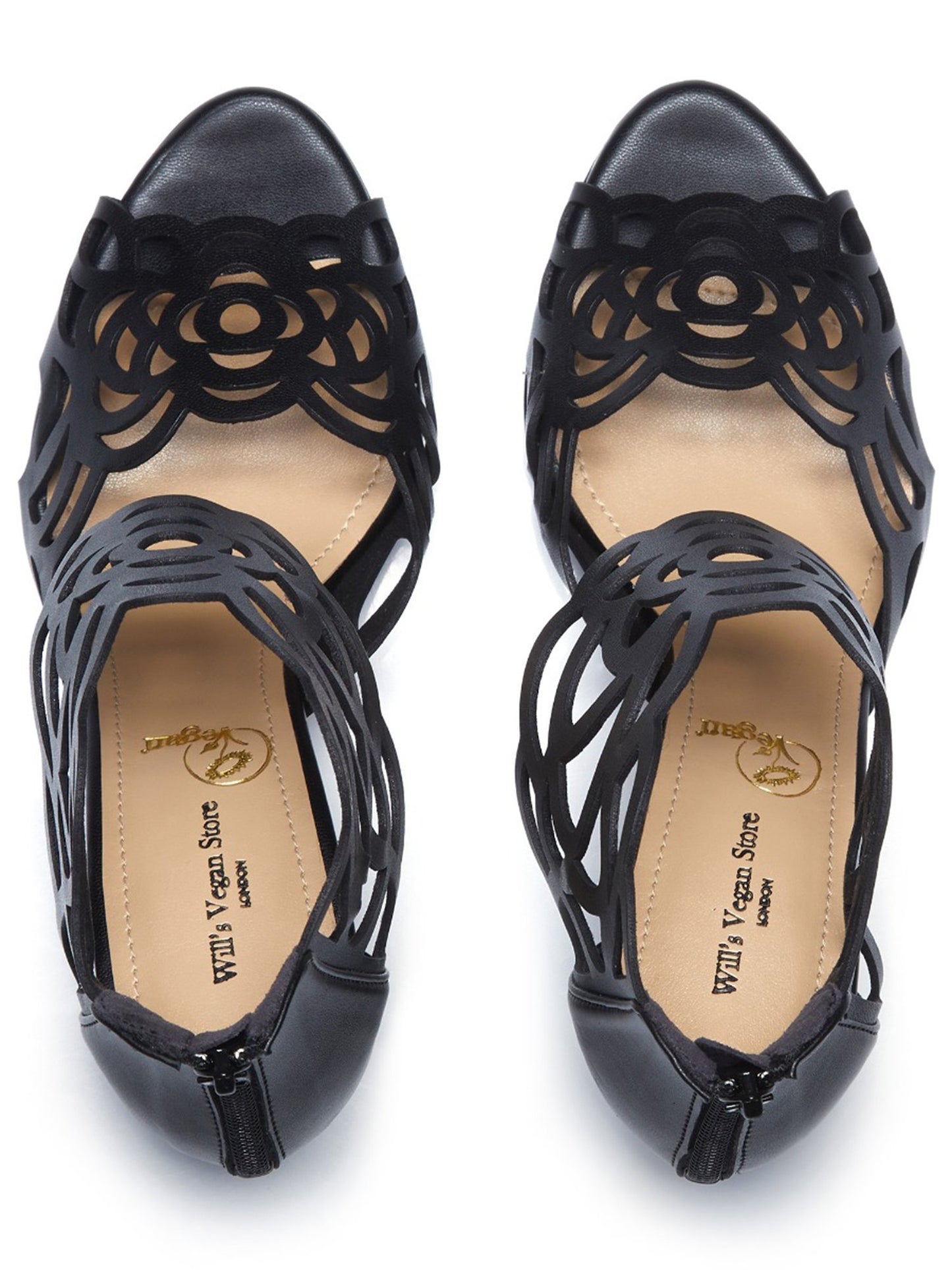 Vegan Women's High Heeled Cut Outs | Will's Vegan Store