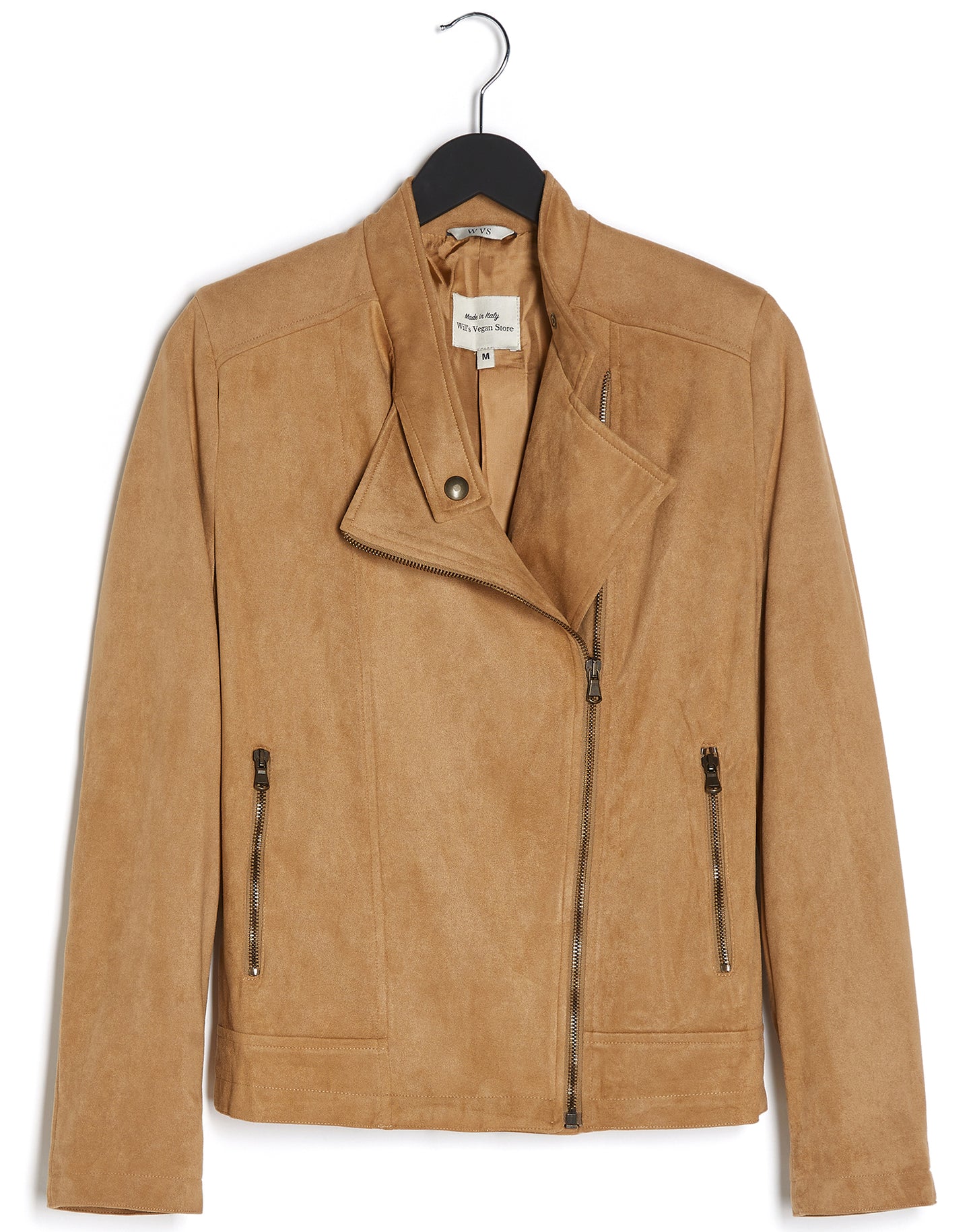 Chaqueta de ante vegana