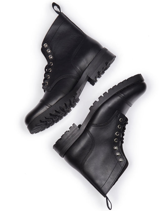 Wide Fit Work Boots | Vegan Women's Shoes