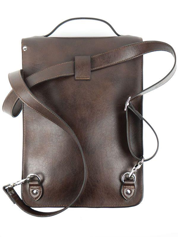Vegan Large Backpack Satchel | Will's Vegan Store