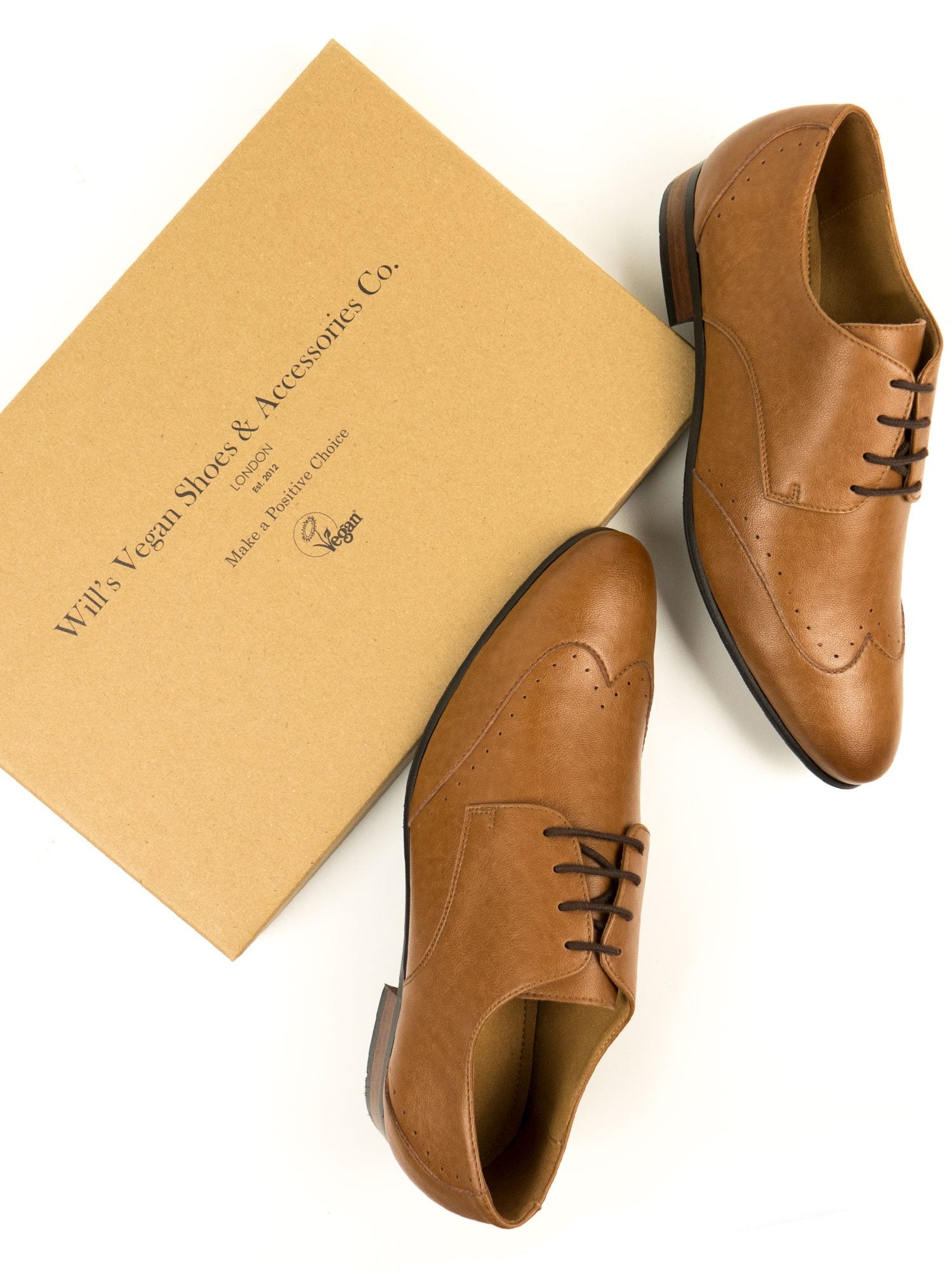 Vegan Men's Slim Sole Brogues | Will's Vegan Store