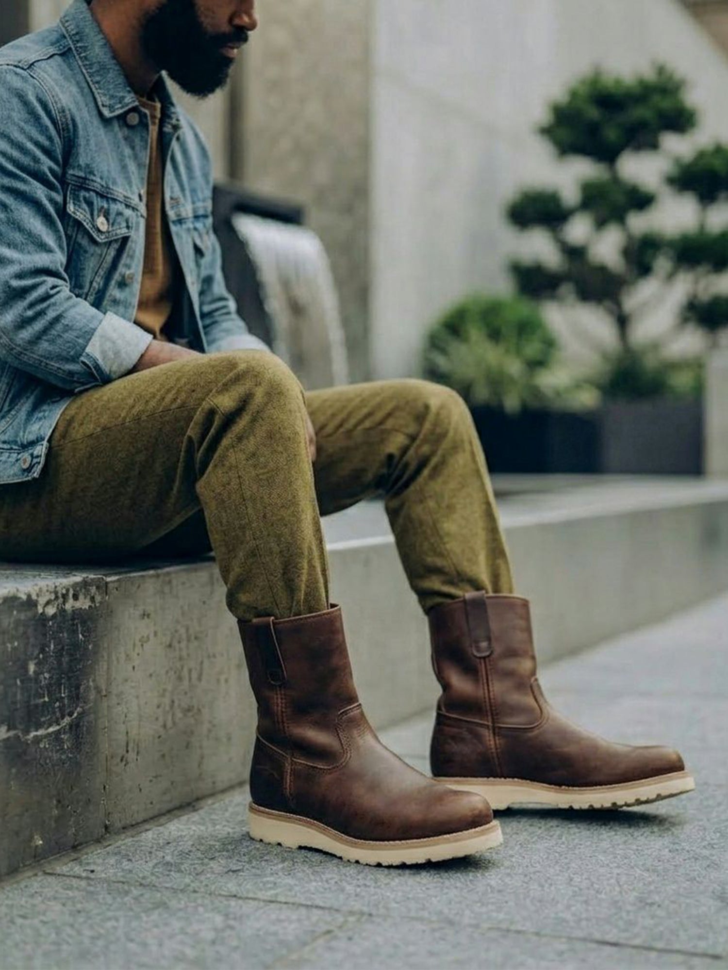 Vegan Men's Pull On Rig Boots | Will's Vegan Shoes