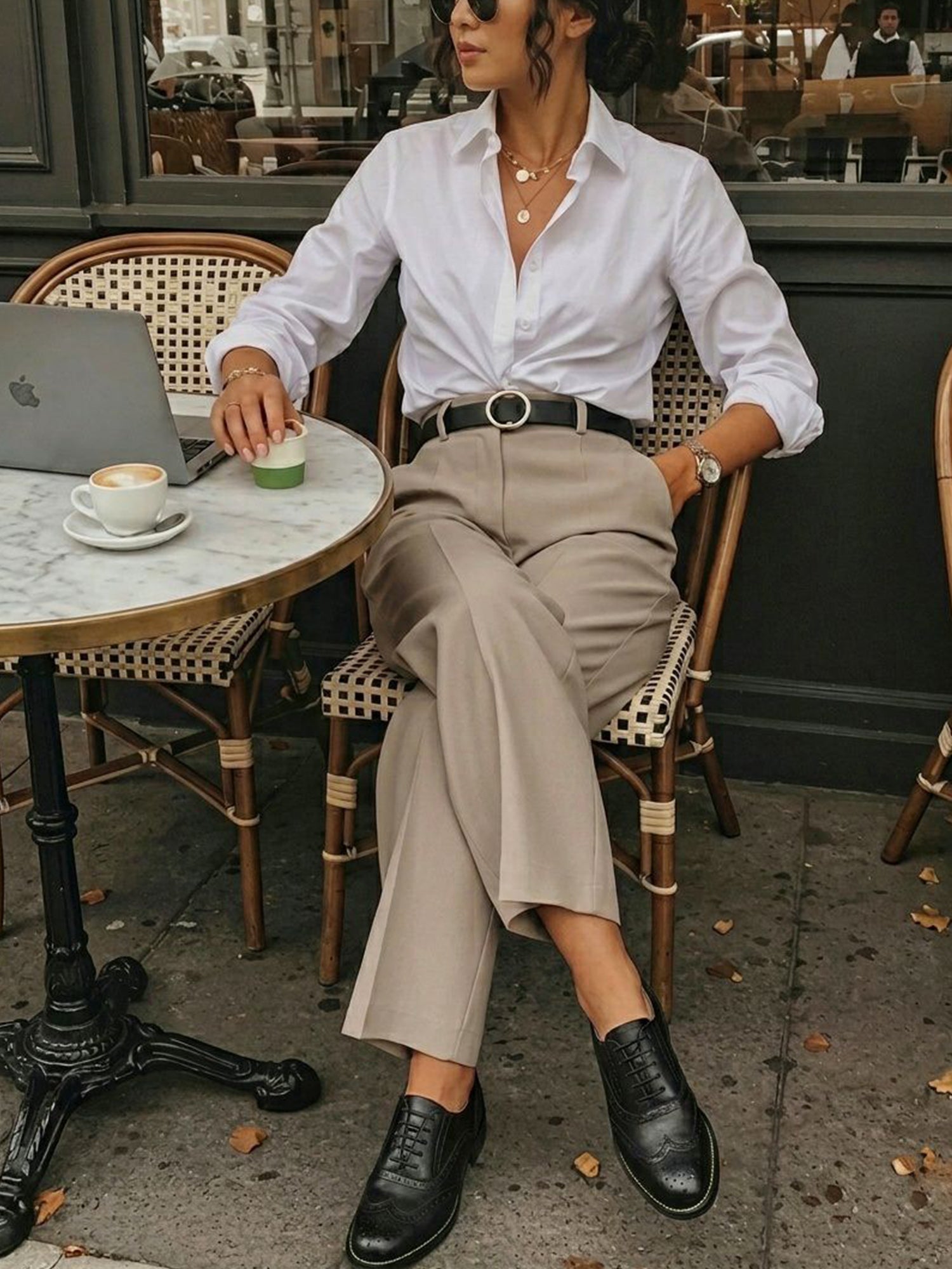 Wide Fit Oxford Brogues