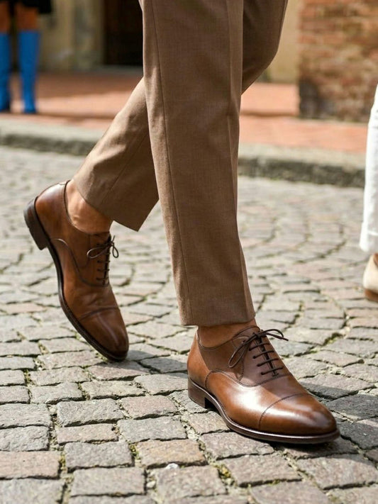 Zapatos Oxford con ribete Goodyear 