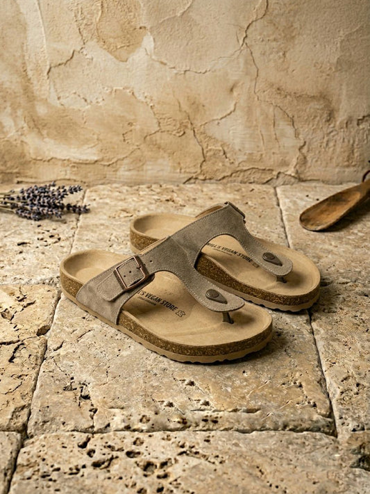Toe Peg Footbed Sandals