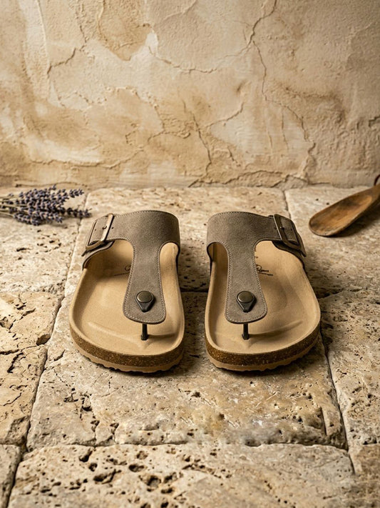 Toe Peg Footbed Sandals