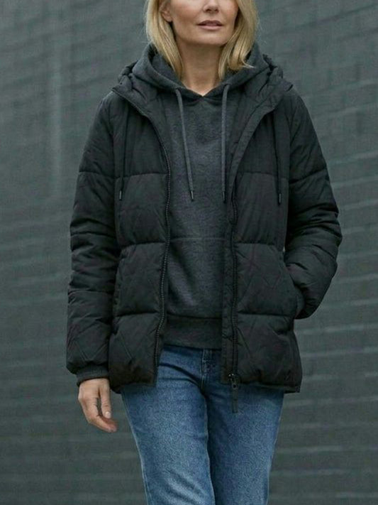 Plumífero con capucha reciclado 