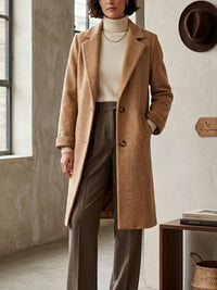 Structured Vegan Wool Coat