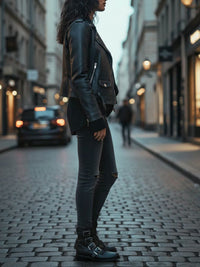 4 Strap Biker Boots