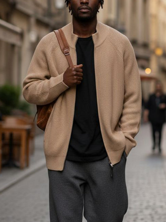 Full Zip Knitted Jacket