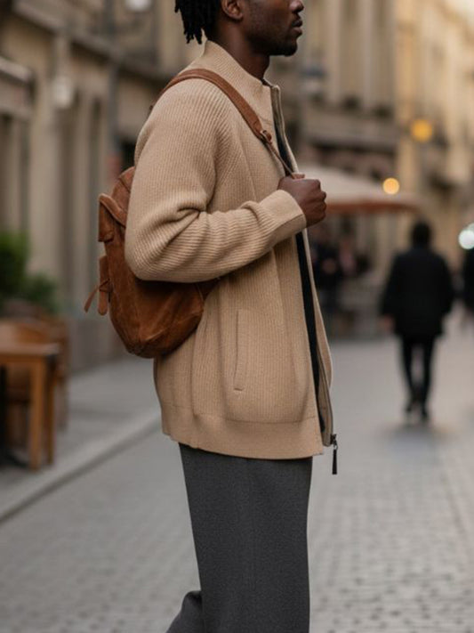 Full Zip Knitted Jacket