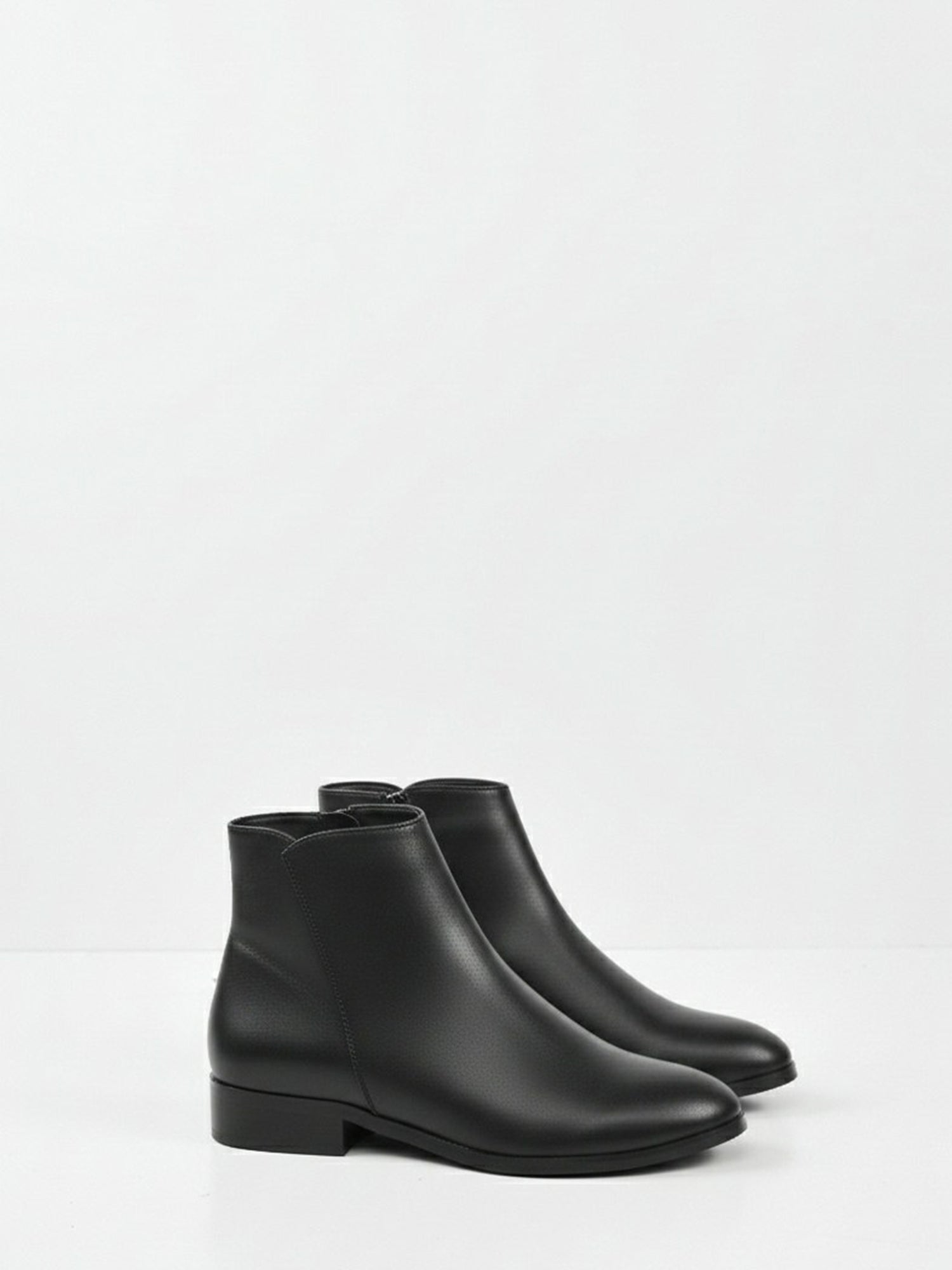 blue dress for baby girl Cleo Black Nappa Leather Low Heel Boot with Lambskin Leather Lining It 37.5 main image 1