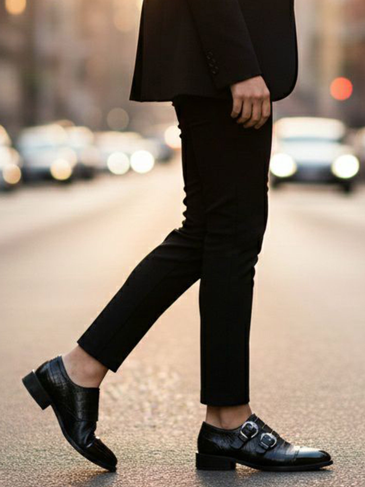 Vegan Women's Mock Croc Monk Straps | Will's Vegan Store | Will's