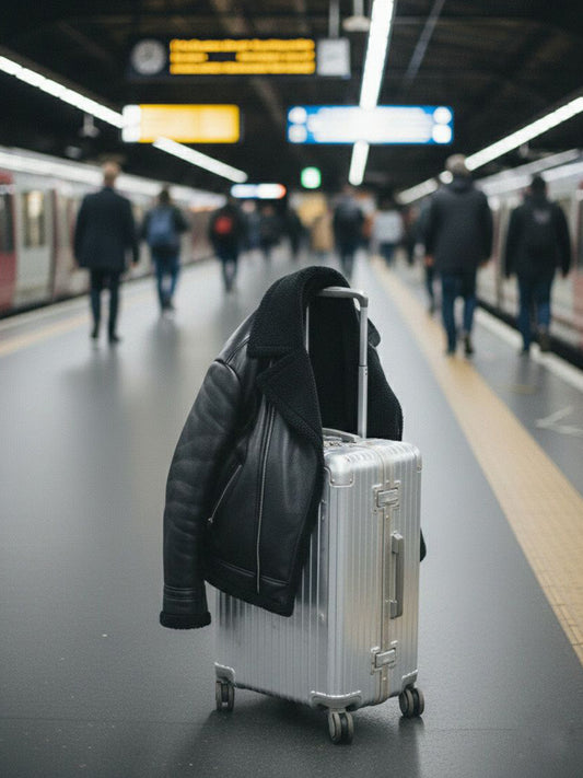 Oversized Recycled Vegan Shearling Aviator Jacket | Vegan Leather Jackets