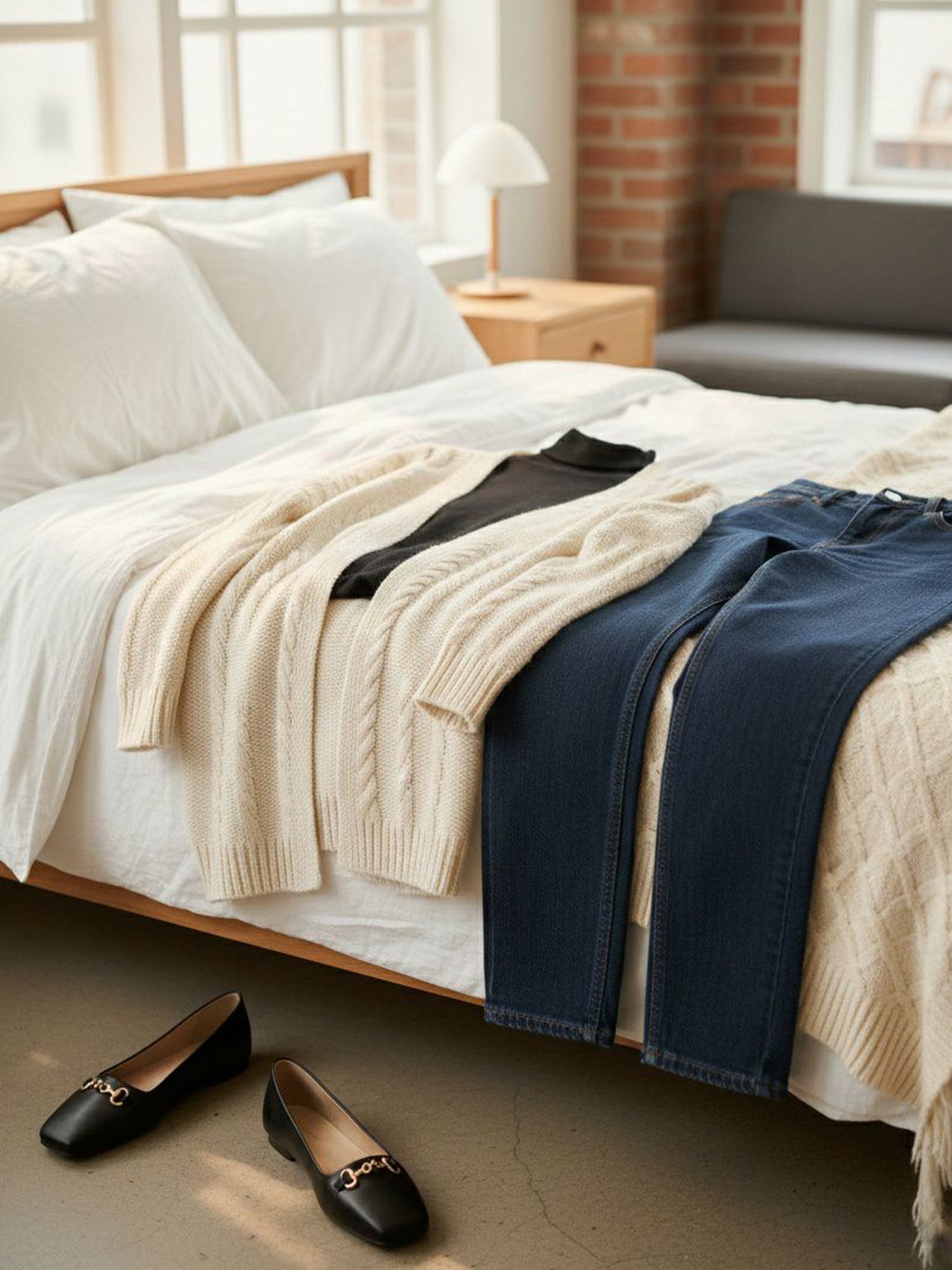 Cárdigan de punto grueso reciclado 