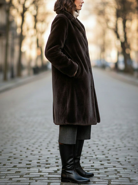 Recycled Vegan Fur Coat | Vegan Coats & Jackets