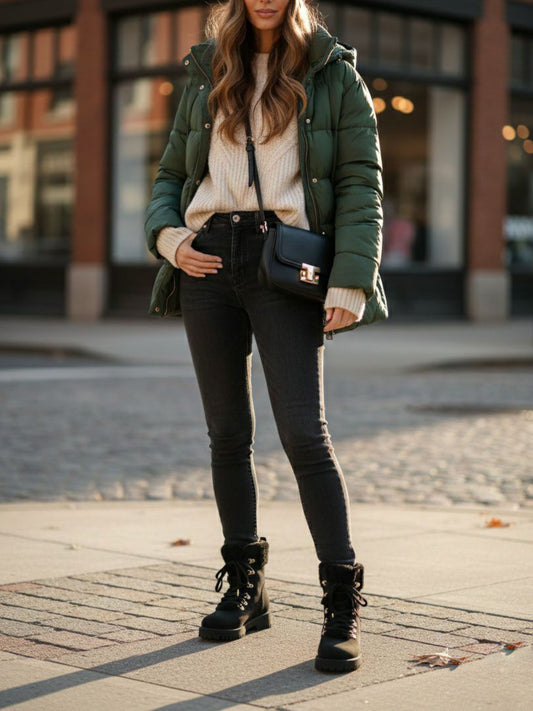 Recycled Vegan Shearling Boots | Vegan Boots