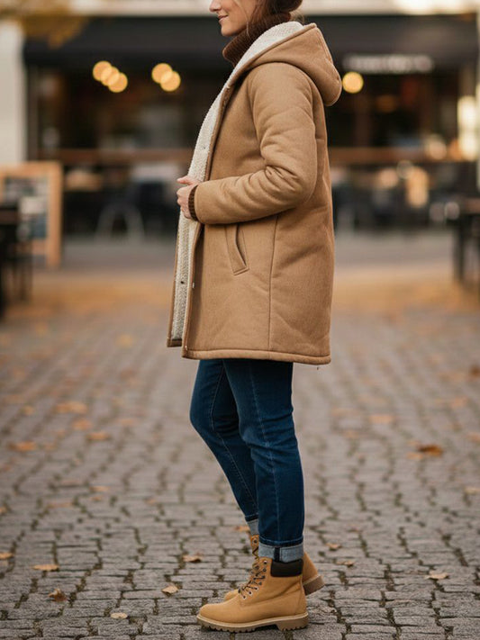 Recycled Vegan Shearling Coat | Vegan Coats & Jackets