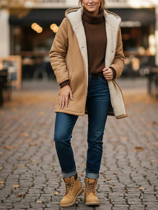 Recycled Vegan Shearling Coat | Vegan Coats & Jackets