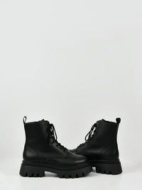 Track Sole 8-Eye Lace Up Boots