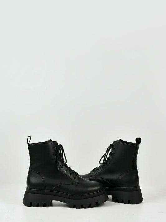 Track Sole 8-Eye Lace Up Boots | Vegan Boots
