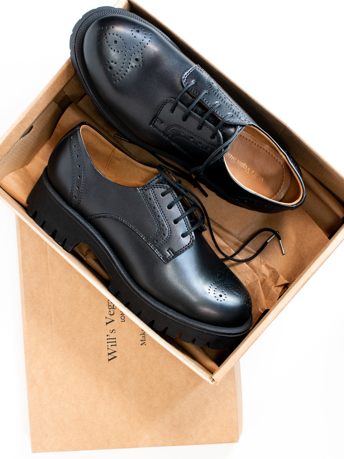 Brogues Vegan Women's Track Sole Brogues | Will's Vegan Shoes