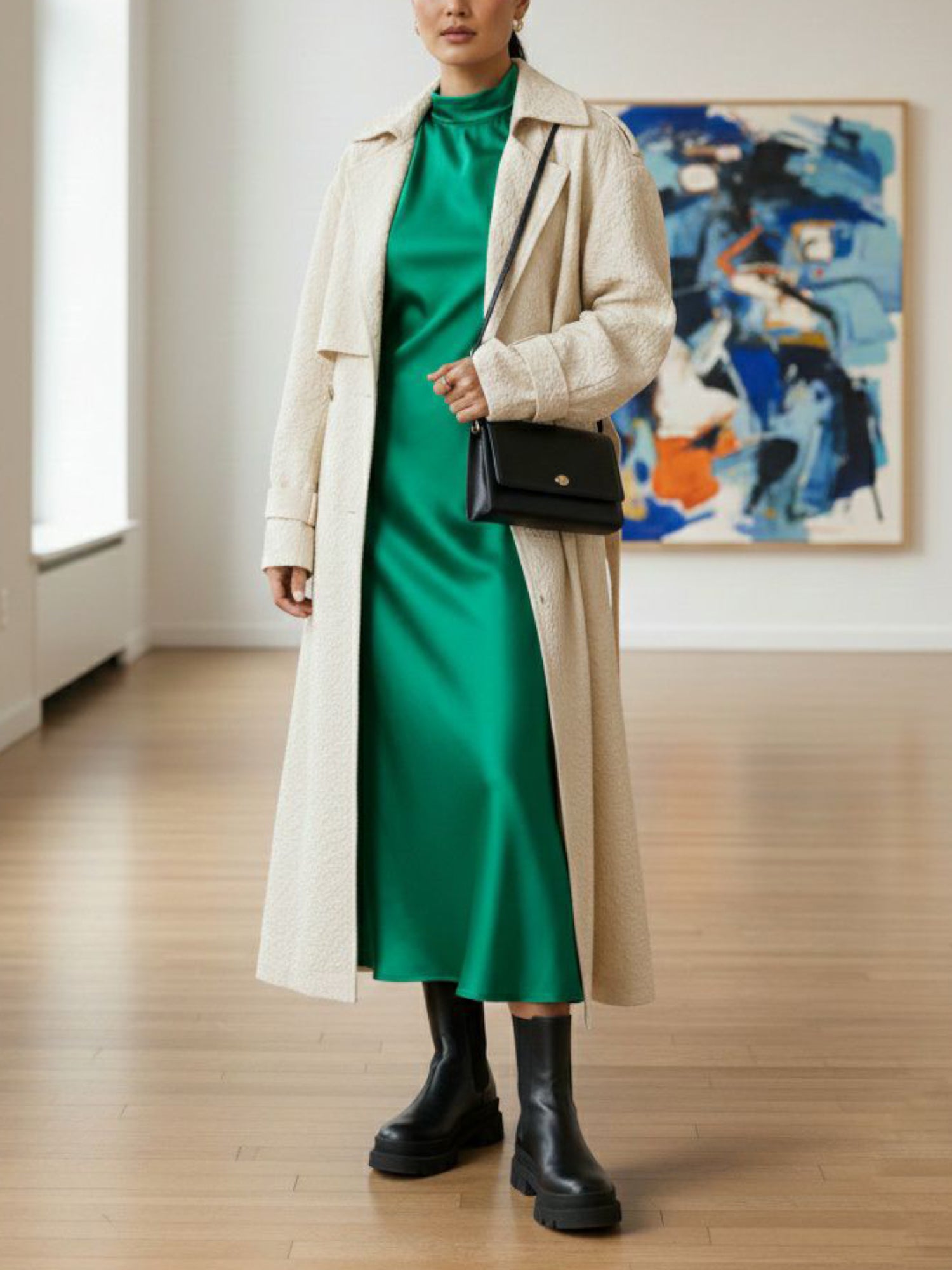 Botas Chelsea de altura media con suela Track 