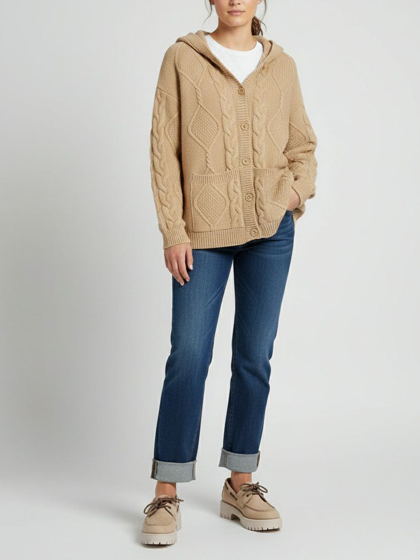 Track Sole Vegan Suede Loafers