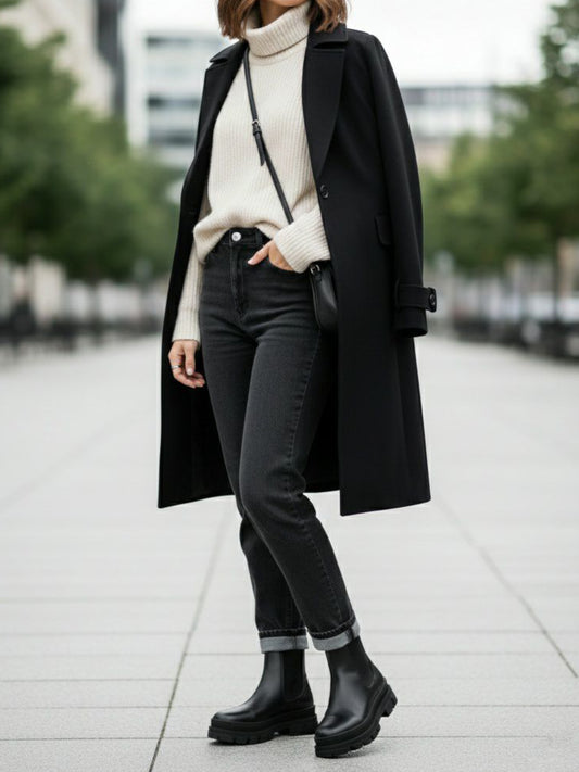 Luxe Track Sole Chelsea Boots | Vegan Boots