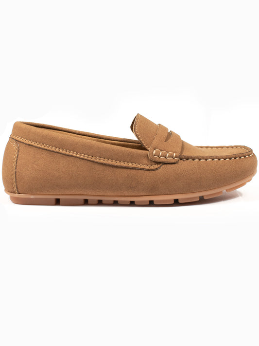 Vegan Suede Penny Loafers | Vegan Loafers