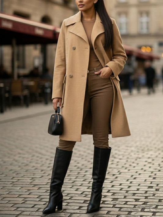 vegan winter dress coat Women's Vegan Wool Coats: Italian Tailored Winter Coats