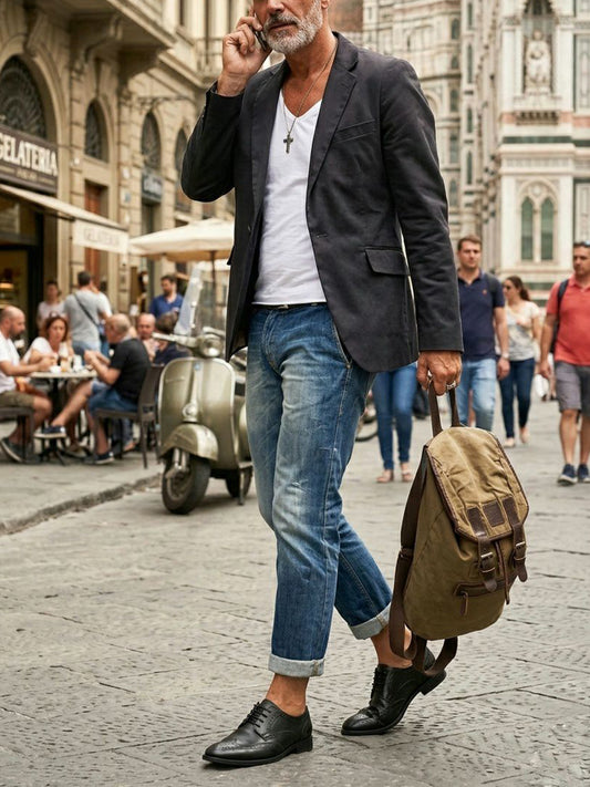 Zapatos Oxford estilo brogue City Wingtip 