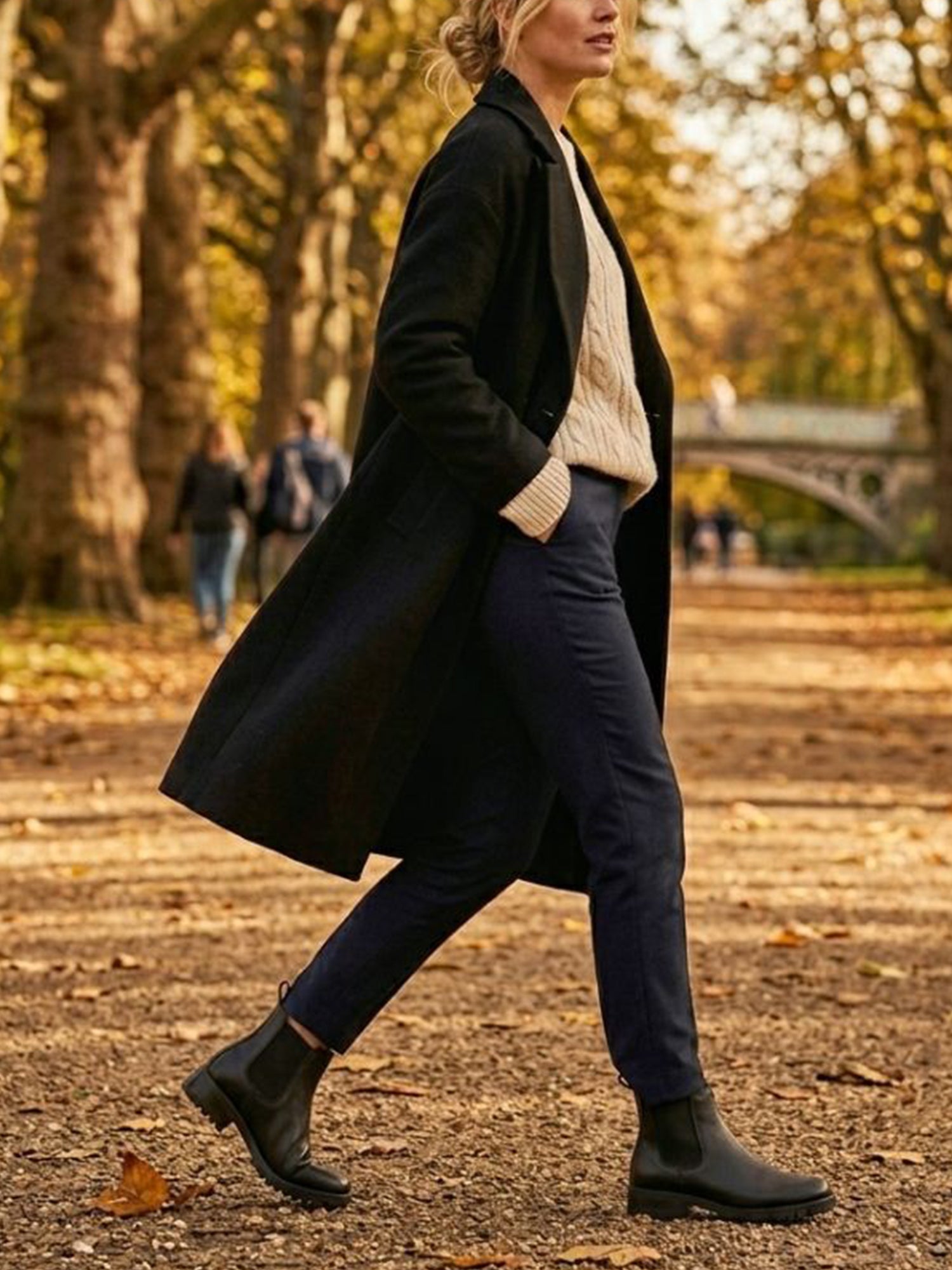 Vegan Women's Luxe Deep Tread Chelsea Boots | Will's Vegan Shoes