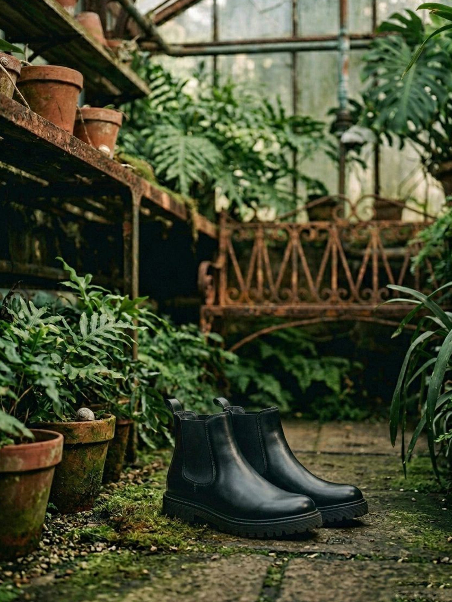 Vegan Women's Wide Fit Luxe Deep Tread Chelsea Boots | Will's