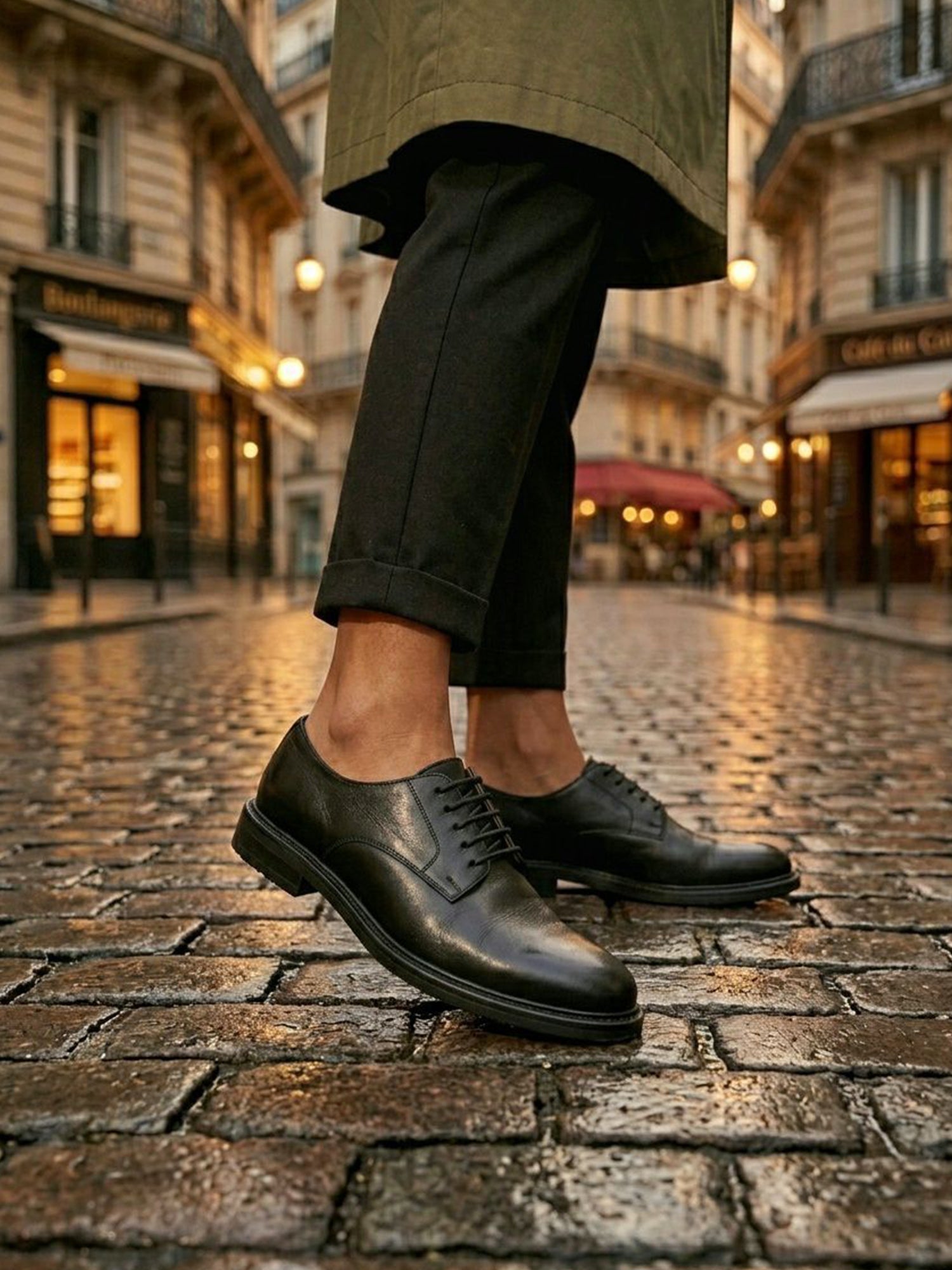 Vegan Women's Waterproof Derbys | Will's Vegan Store, Black / US 8