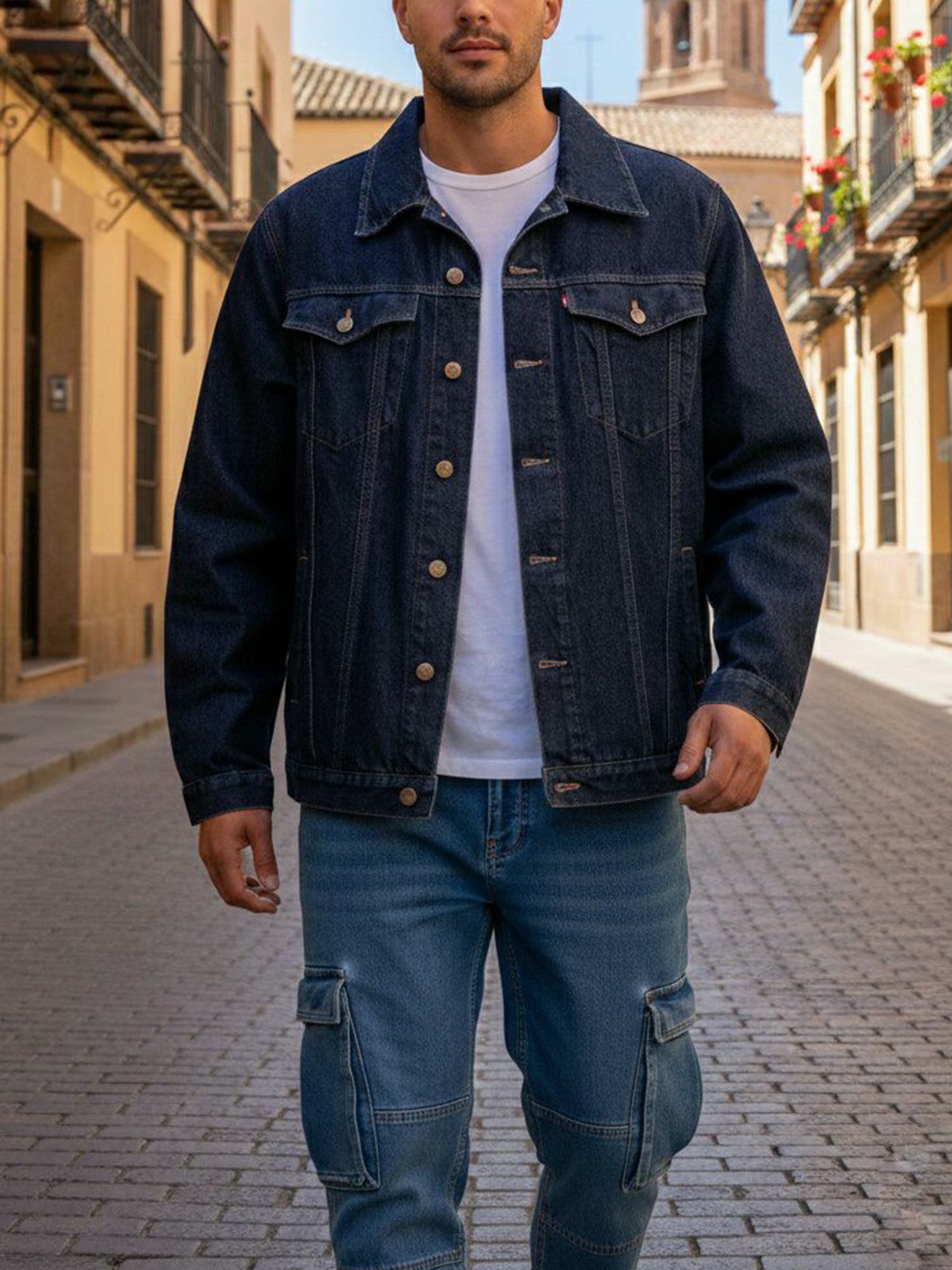 Chaqueta vaquera reciclada