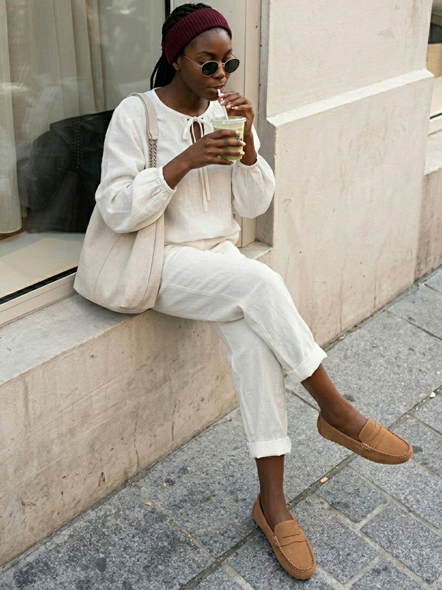 Vegan Suede Penny Loafers