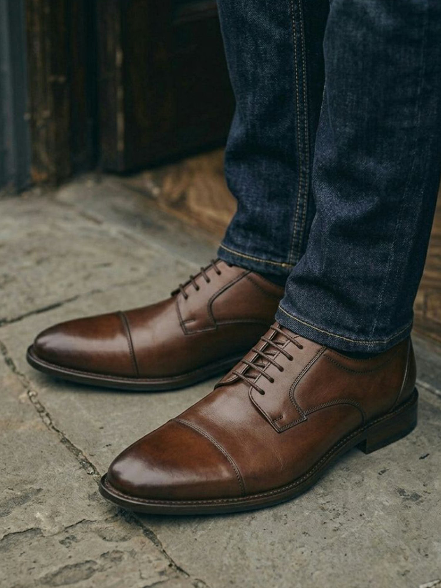Men's Vegan Waterproof Derby Shoes