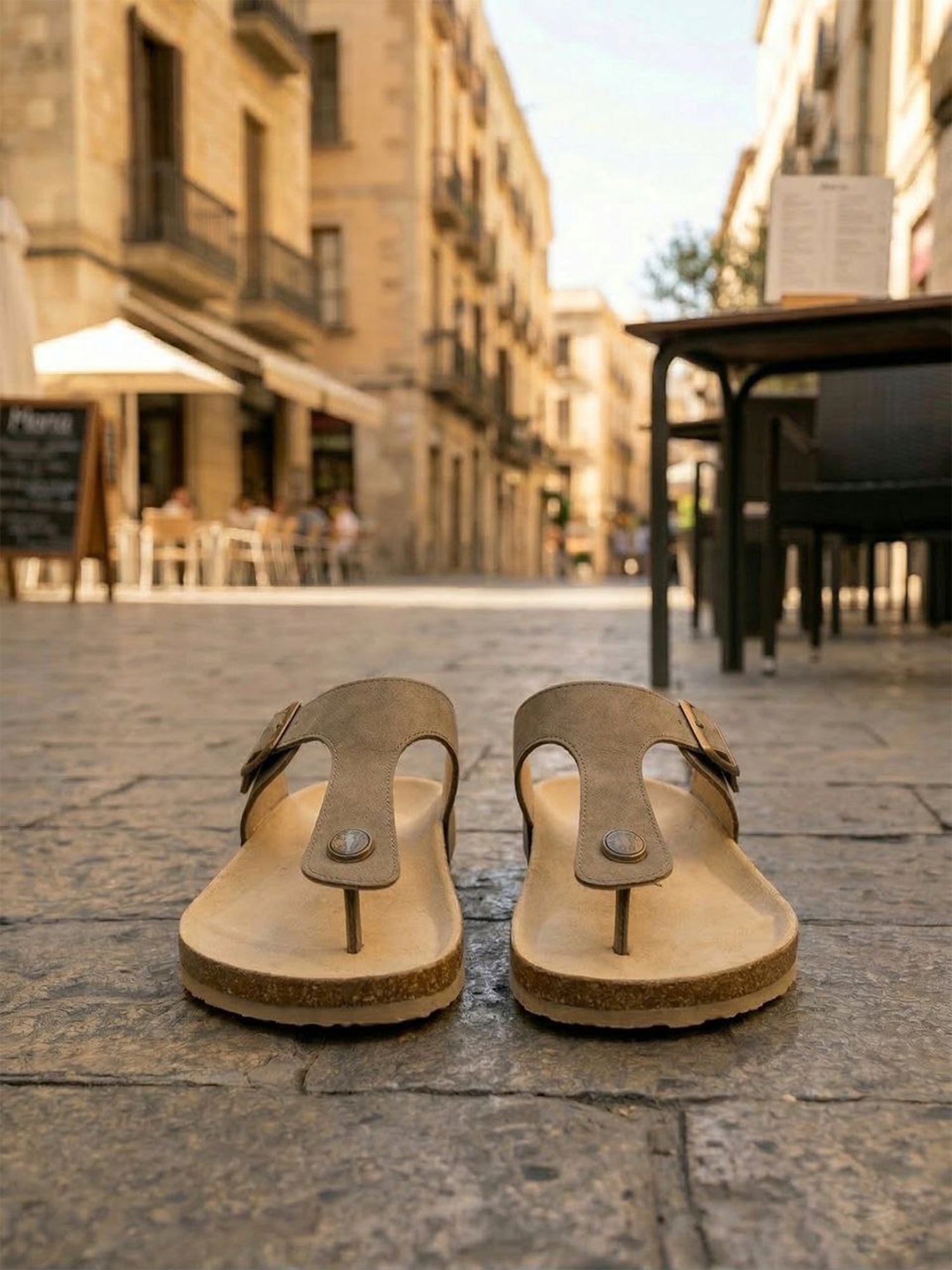 Toe Peg Footbed Sandals