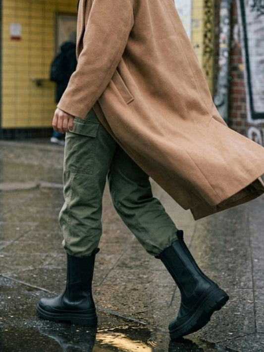 Botas Chelsea de altura media con suela Track 