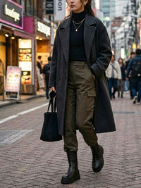 Track Sole Chelsea Mid-Height Boots