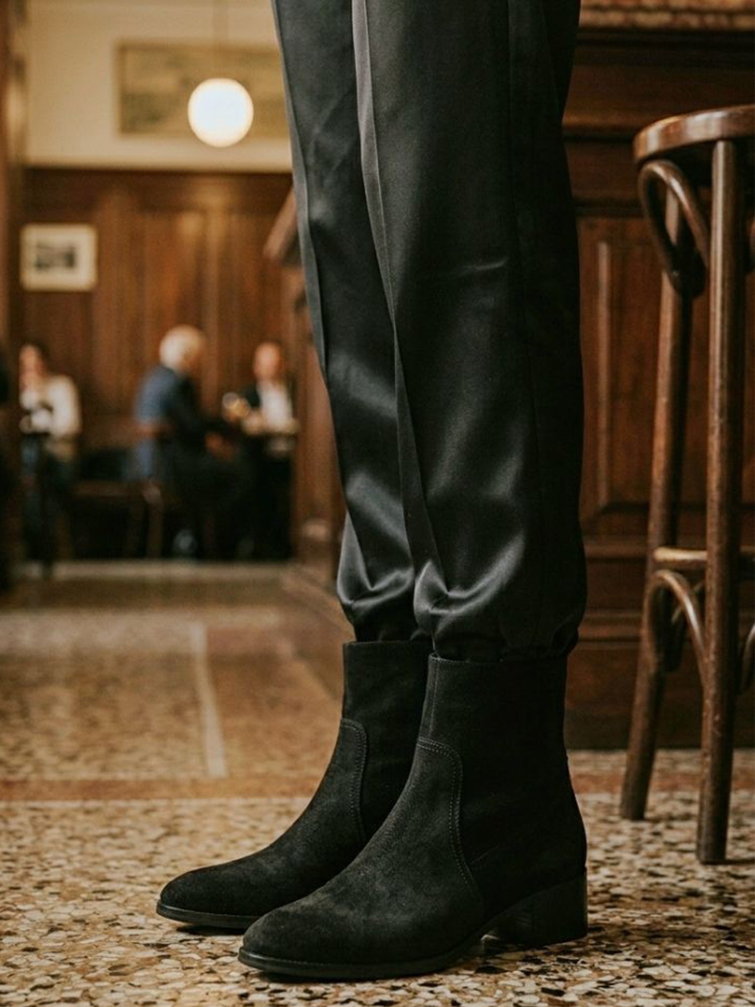 Botines sin cordones 
