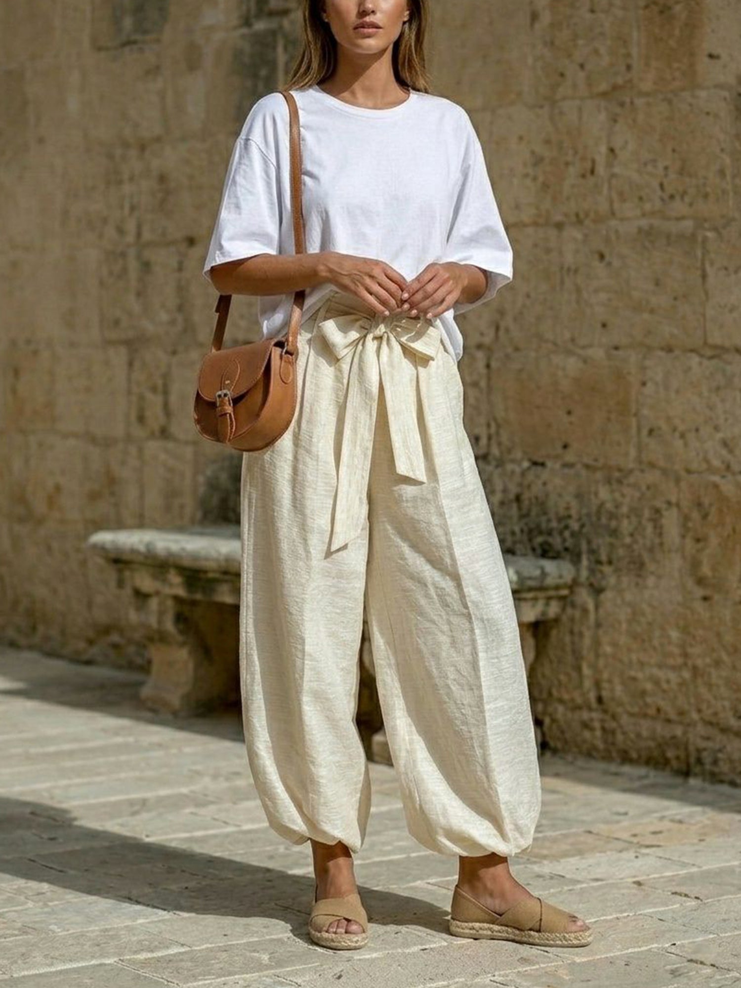 Recycled Espadrille Cross Over Straps