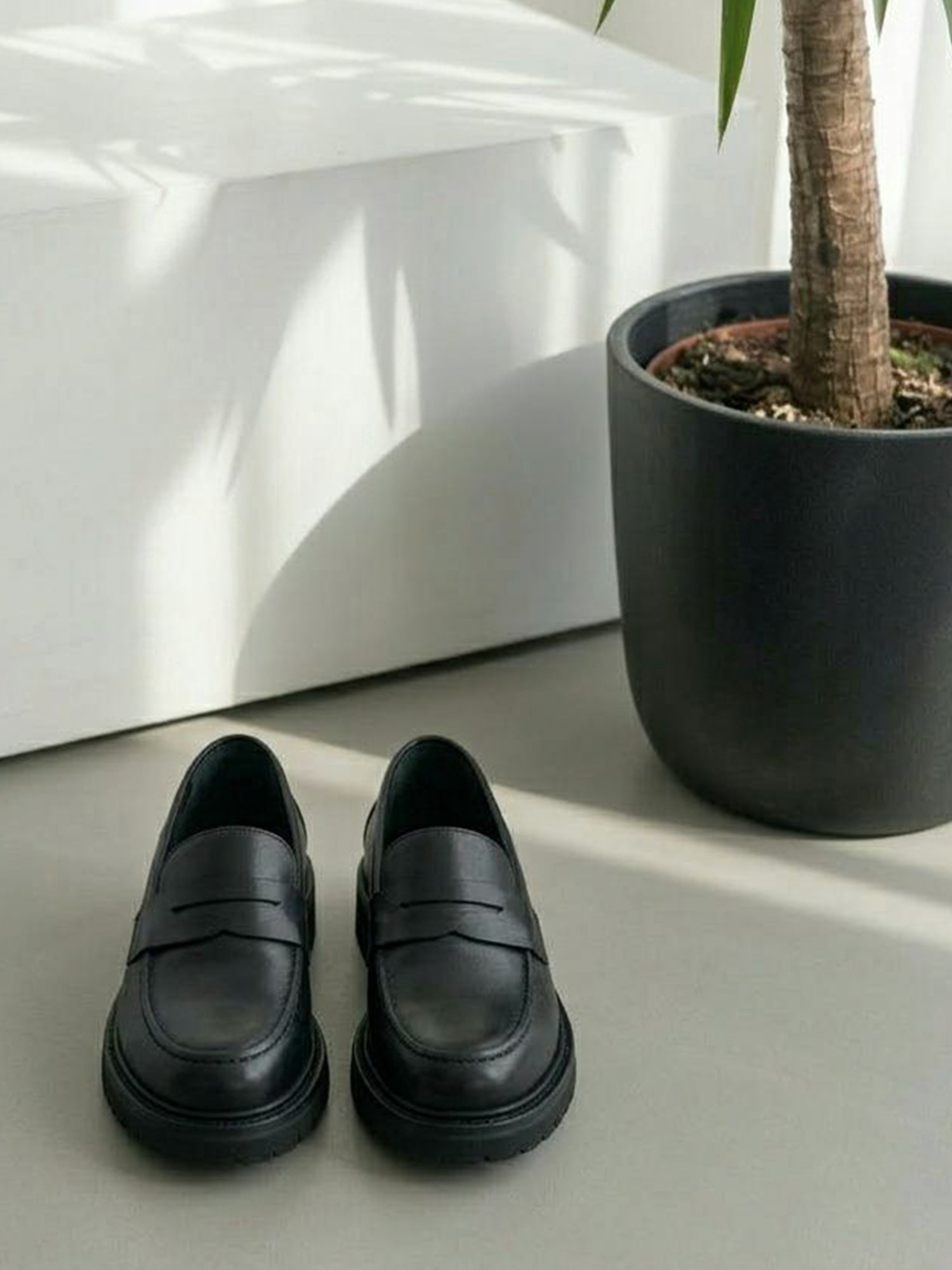 Chunky Sole Loafers