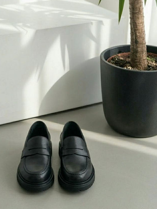 Mocasines con suela gruesa