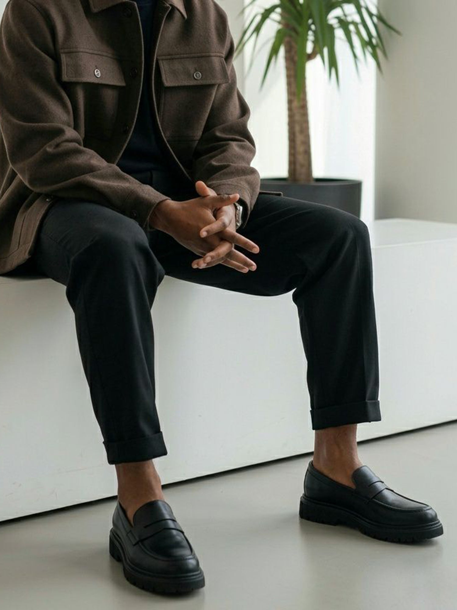 Chunky Sole Loafers