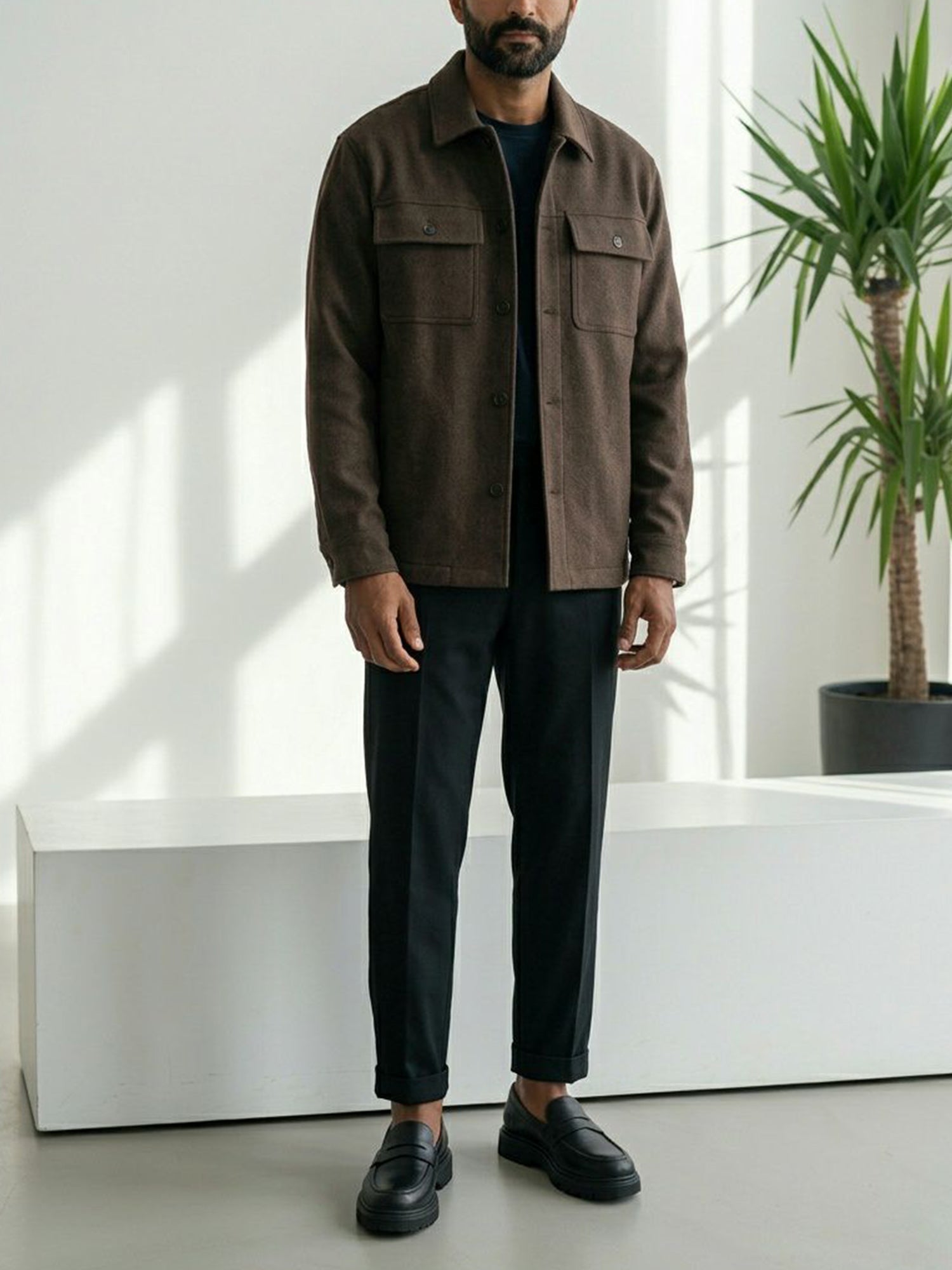 Chunky Sole Loafers