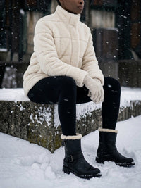 Recycled Teddy Puffer Jacket